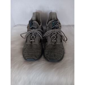Adidas Kaptir 2.0 Cloudfoam Mens Size 8 Running Shoes Sneakers Olive Green Black